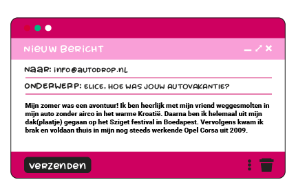 4.  Elice en haar vriend gingen helemaal Total Loss tijdens hun autovakantie!